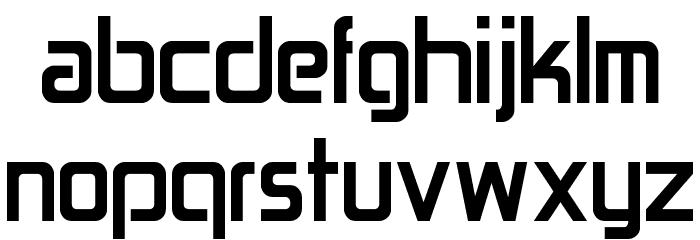 Conviction Font LOWERCASE