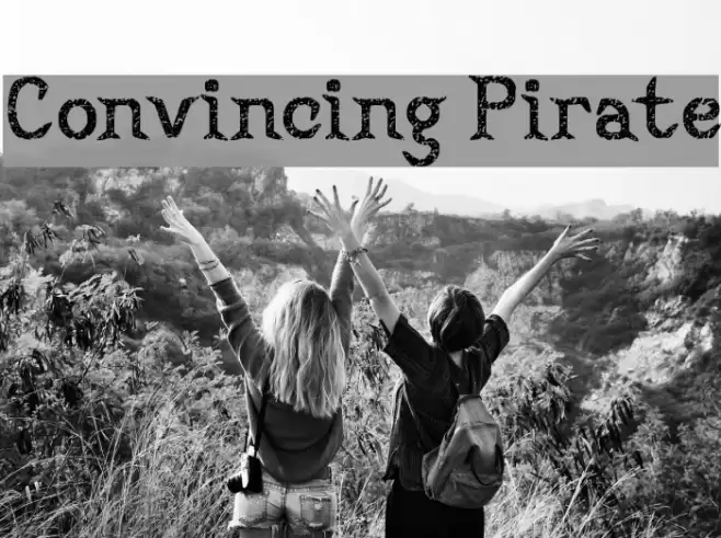 Convincing Pirate Font examples