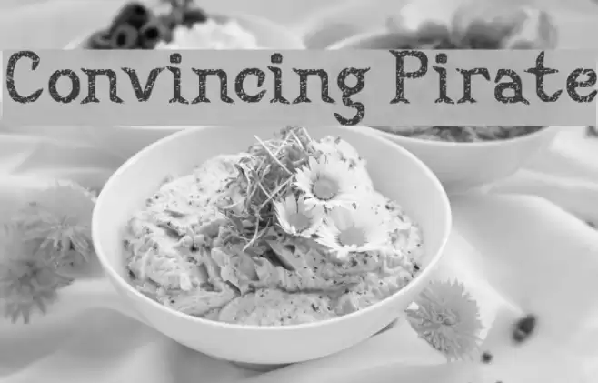 Convincing Pirate Font examples