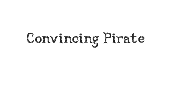 Convincing Pirate Logo
