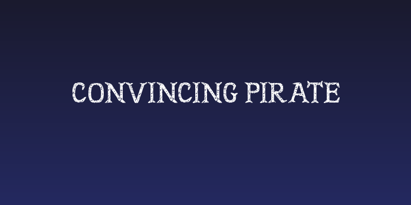 Convincing Pirate Social Header