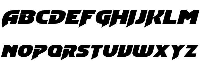 Convoy Bold Italic Font LOWERCASE