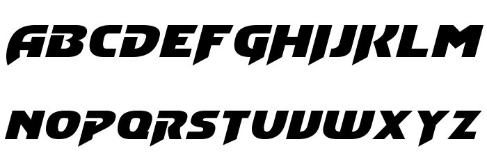 Convoy Italic Font LOWERCASE