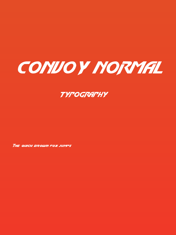 Convoy Normal Poster