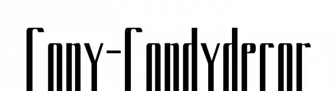 Cony-Condydecor  免费字体下载