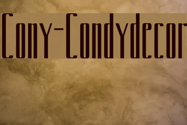 Cony-Condydecor Example 3