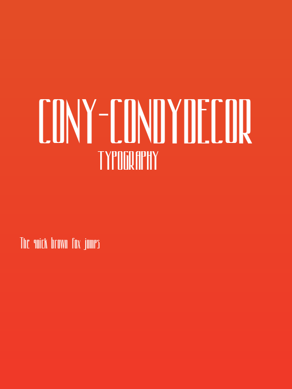 Cony-Condydecor Poster