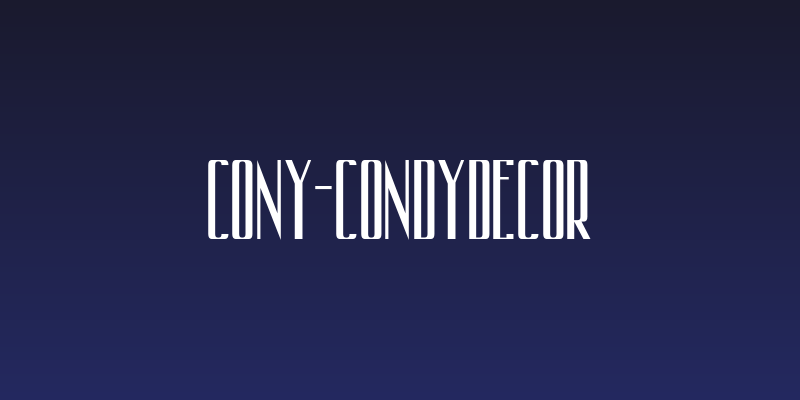 Cony-Condydecor Social Header