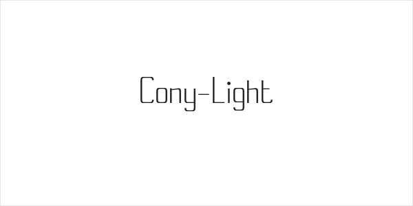 Cony-Light Logo