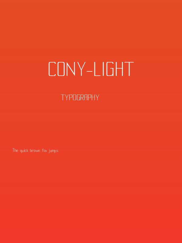 Cony-Light Poster