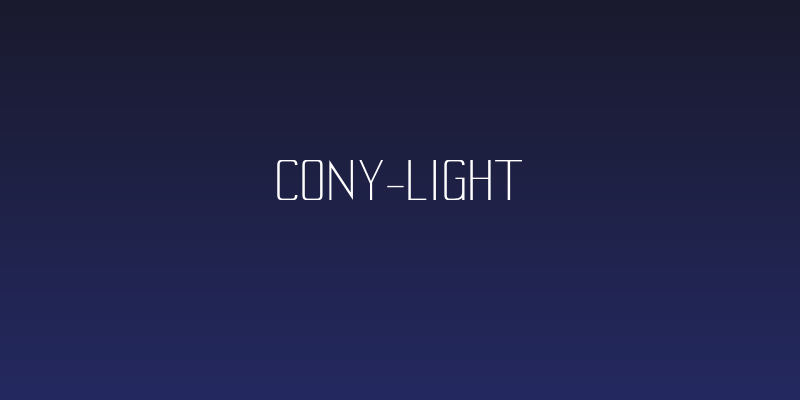 Cony-Light Social Header