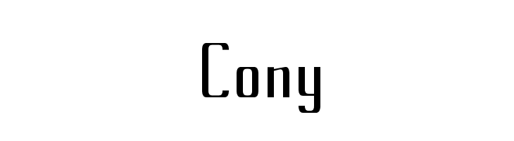 Cony Font