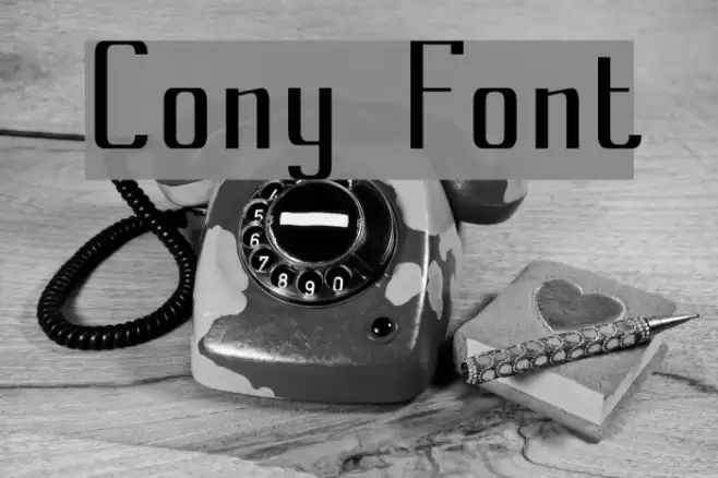 Cony Caratteri examples