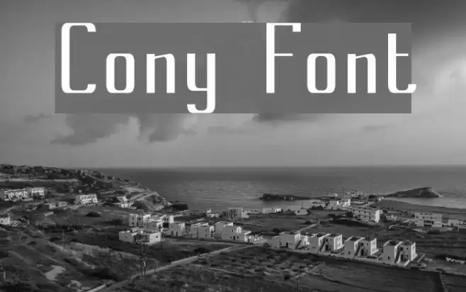 Cony Caratteri examples