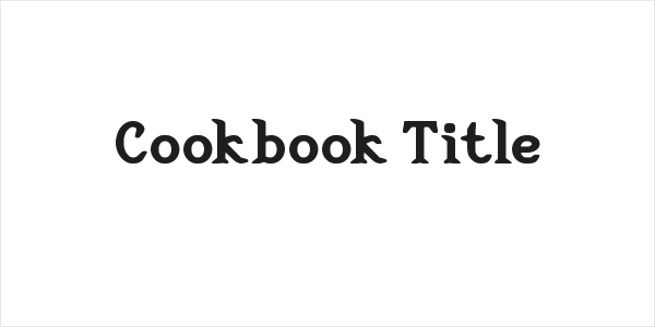 Cookbook Title Logo