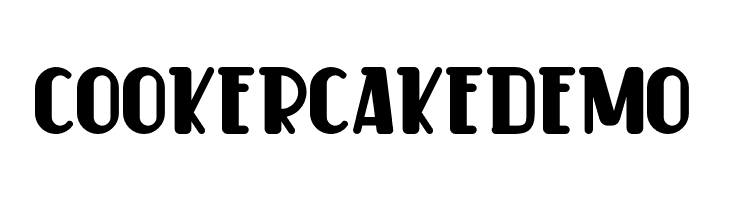 CookerCakeDemo  font caratteri gratis