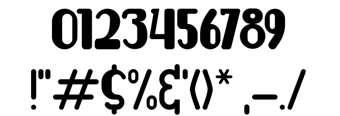 CookerCakeDemo Font OTHER CHARS