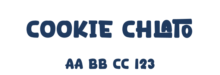 Cookie Chlato Font Preview