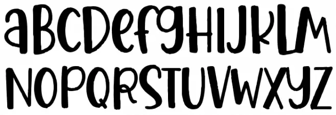 Cookie Crisp Schriftart Groß