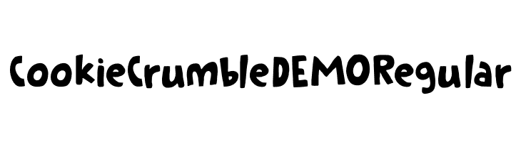 Cookie Crumble DEMO Regular  Fuentes Gratis Descargar