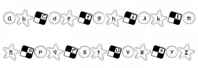 Cookie Font फ़ॉन्ट लोअरकेस