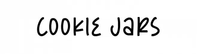 Cookie Jars  フリーフォントのダウンロード