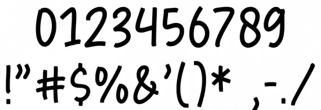 Cookie Jars Font OTHER CHARS