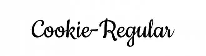 Cookie-Regular  font caratteri gratis
