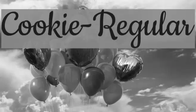 Cookie-Regular Font examples