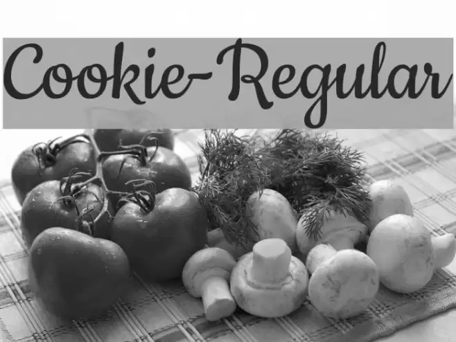 Cookie-Regular Font examples