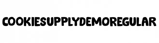 Cookie Supply DEMO Regular  لخطوط تنزيل