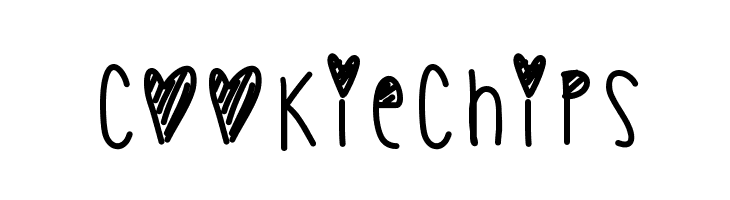 CookieChips  Frei Schriftart Herunterladen