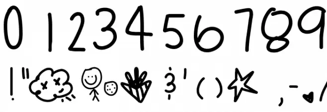 CookieChips Font OTHER CHARS