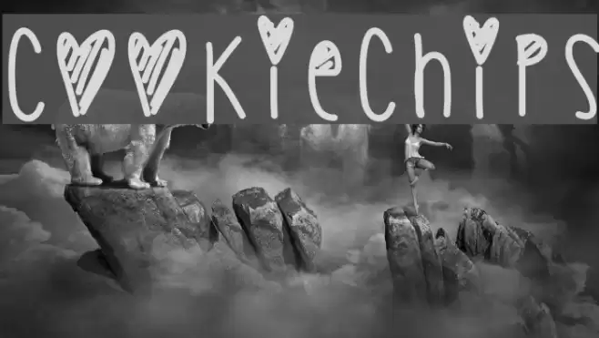 CookieChips Font examples