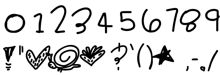 CookieMonster Font OTHER CHARS