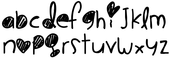 CookieMonster Font LOWERCASE