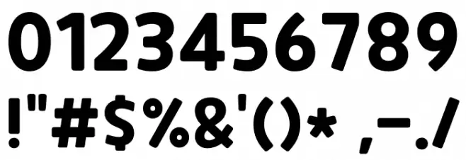 CookieRunOTF Bold फ़ॉन्ट अन्य घर का काम