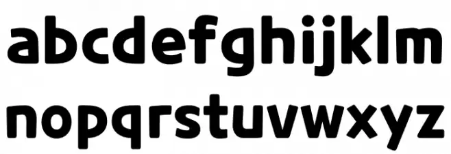 CookieRunOTF Bold फ़ॉन्ट लोअरकेस