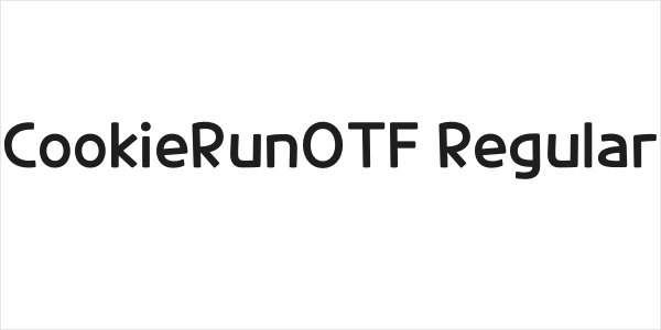 CookieRunOTF Regular Logo