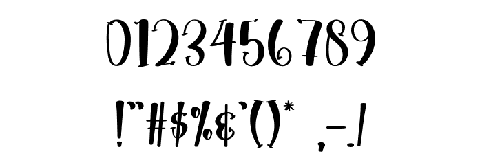 Cookies And Cream Font OTHER CHARS