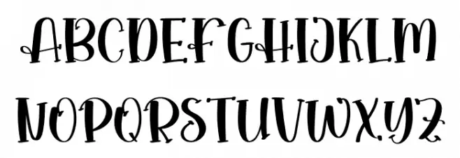 Cookies And Cream Schriftart Groß