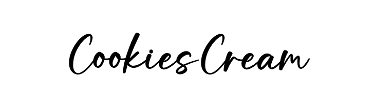 Cookies Cream  Descarca Fonturi Gratis