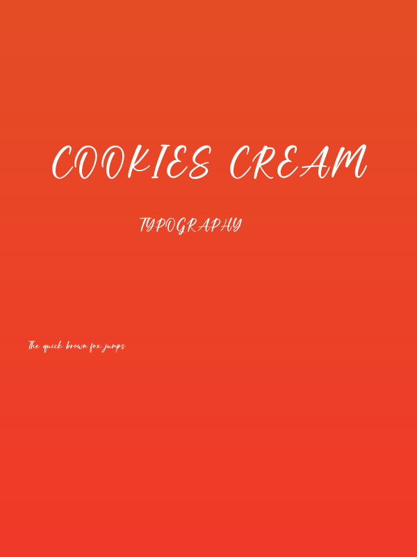 Cookies Cream Poster