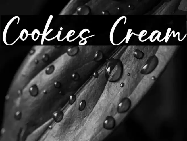 Cookies Cream Font examples