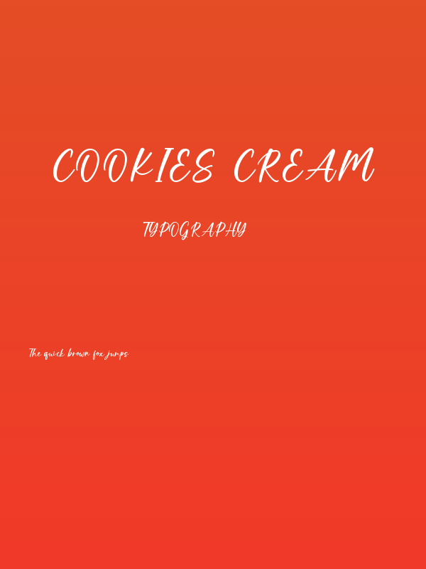 Cookies Cream Poster