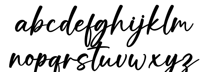Cookies Cream Font LOWERCASE