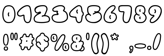 Cookies Lover Empty Font OTHER CHARS
