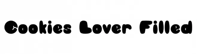 Cookies Lover Filled  Fuentes Gratis Descargar