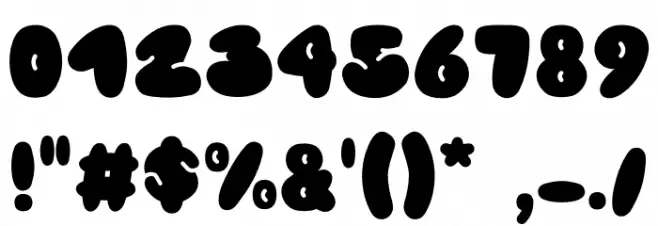 Cookies Lover Filled Font OTHER CHARS