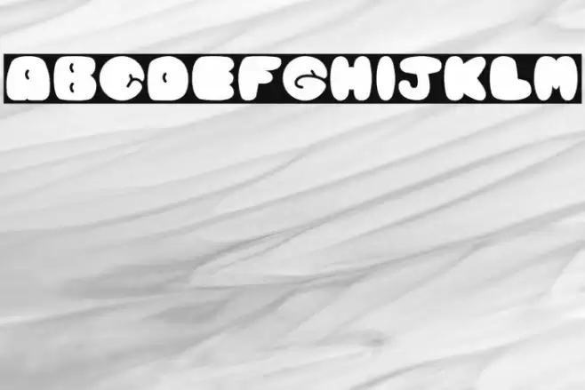 Cookies Lover Filled Font examples